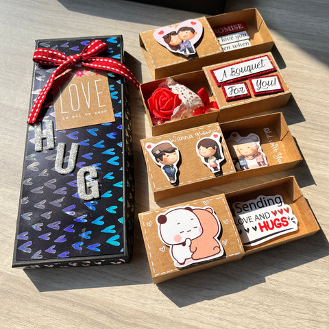 Love Relationship Matchbox Card | 4 Cards Love Relationship Matchbox Card | 4 Cards