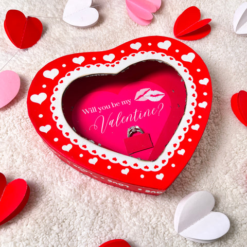 Fire Valentine Card with Ring Fire Valentine Card with Ring