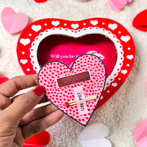 Fire Valentine Card with Ring Fire Valentine Card with Ring