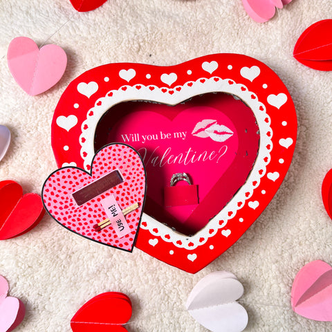 Fire Valentine Card with Ring Fire Valentine Card with Ring