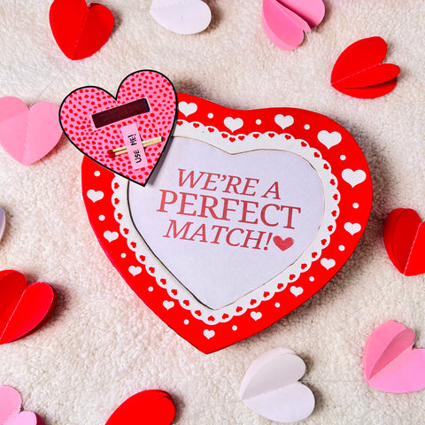 Fire Valentine Card with Ring Fire Valentine Card with Ring