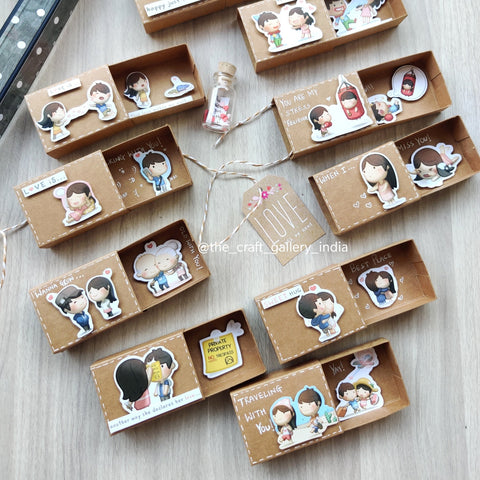 Love Special 6 Matchbox Cards Love Special 6 Matchbox Cards