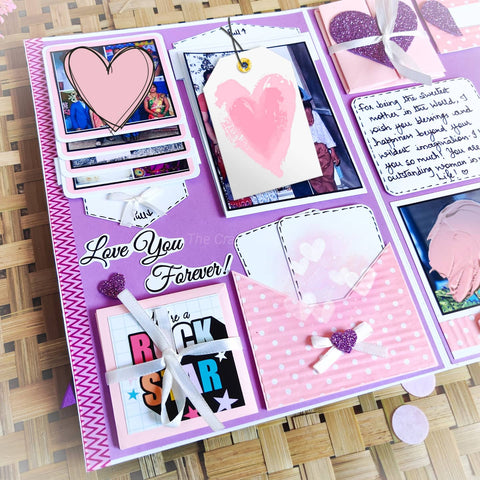 Heart Tree Greeting Card | Purple Heart Tree Greeting Card | Purple