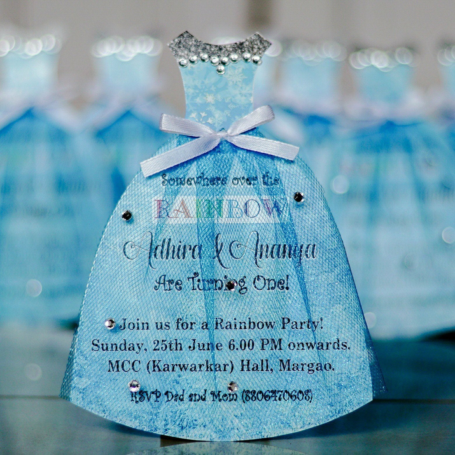 princess dress invitation Princess Birthday Invitations Katie Corley Art