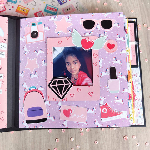 Teen Girl Birthday Scrapbook Teen Girl Birthday Scrapbook