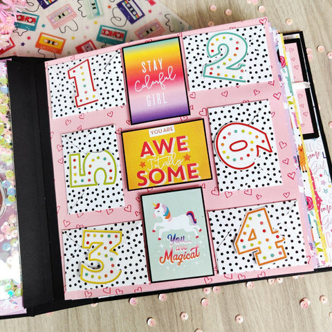 Teen Girl Birthday Scrapbook Teen Girl Birthday Scrapbook