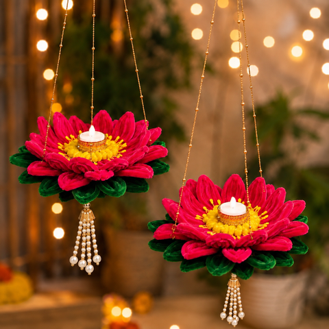 Lotus/Kamal Lantern-Set of 2