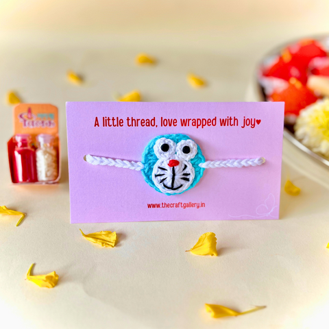 Doremon Crochet Kids Rakhi