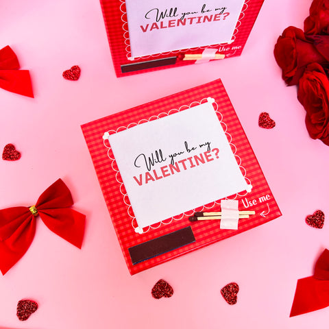 Will you be my Valentine Fire Card with Ring
