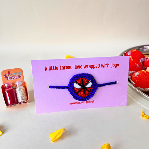 Spiderman Crochet Kids Rakhi
