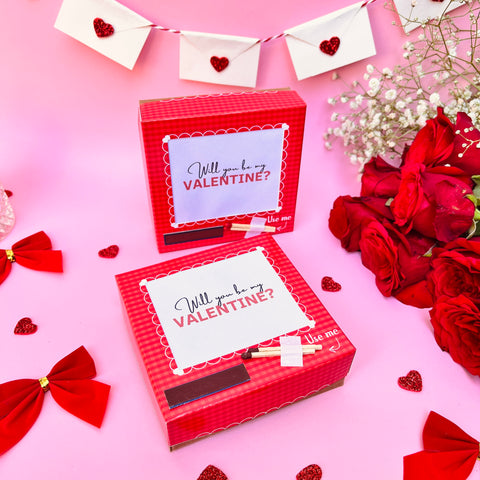 Will you be my Valentine Fire Card with Ring