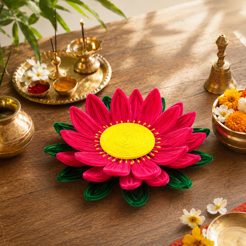 Pink Lotus/Kamal Asan for Ganpati Bappa