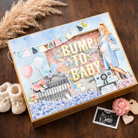 Bump To Baby Pregnancy Record Book | Welcome Little One Box