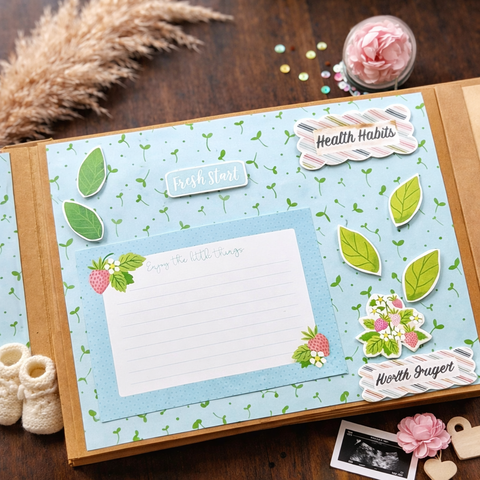 Bump To Baby Pregnancy Record Book | Welcome Little One Box