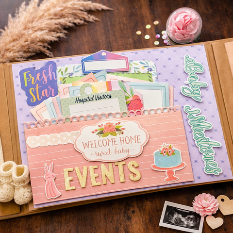 Bump To Baby Pregnancy Record Book | Welcome Little One Box