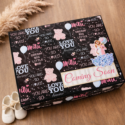 Pregnancy Record Book with Shaker card | Mom to be