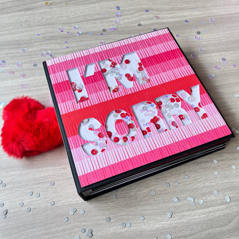 I' M SORRY/ Apology mini Scrapbook, Sweet Apology Mini Album