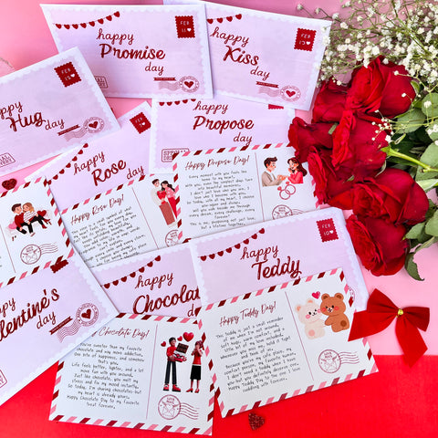 Valentine’s Week Premium Hamper Box for Her/Him – 8 Days of Love