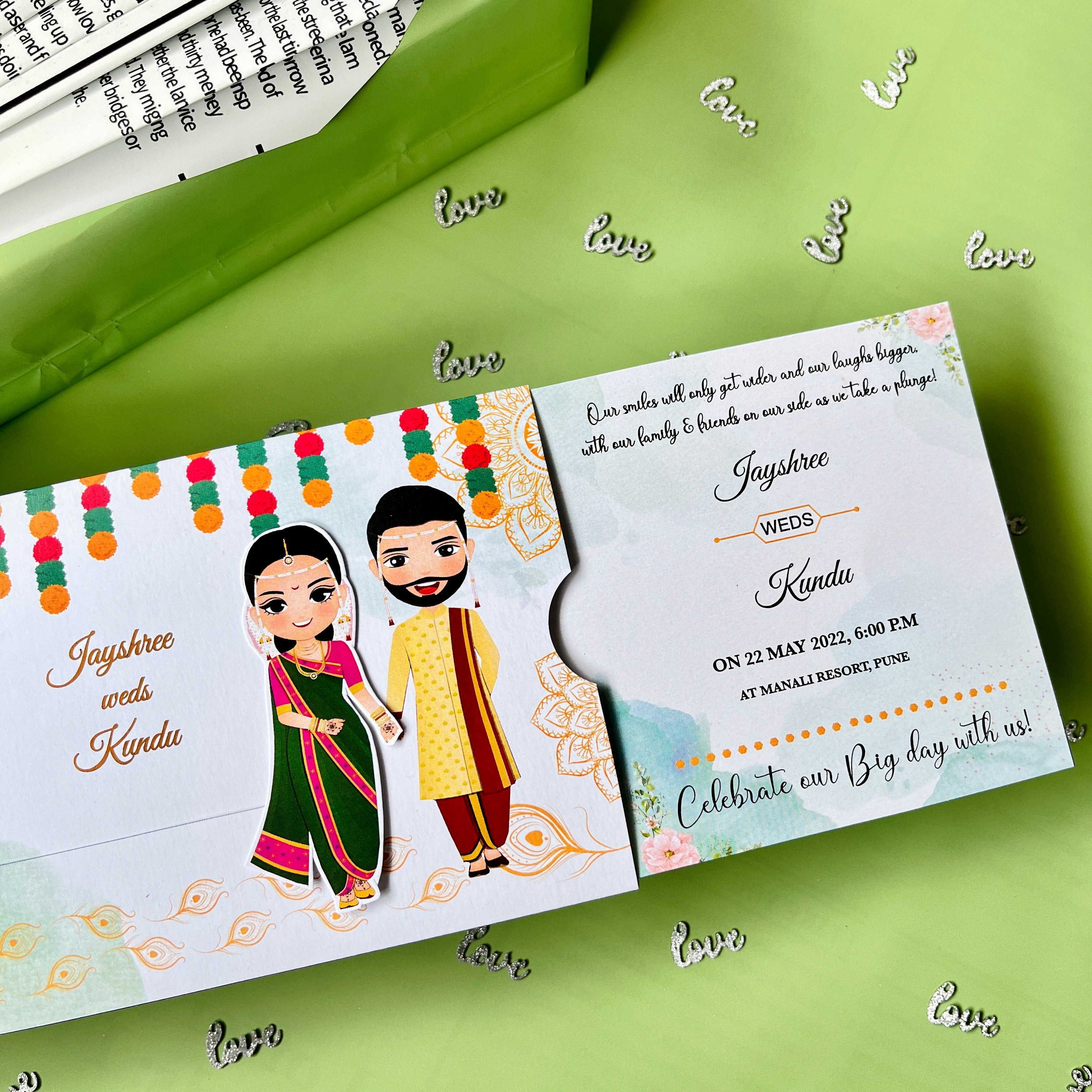 Hindu wedding card design 60 photos - Vianawedding.com