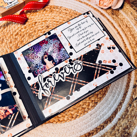 Valentine's Day | Birthday | Anniversary Special Elegant Sleek Scrapbook