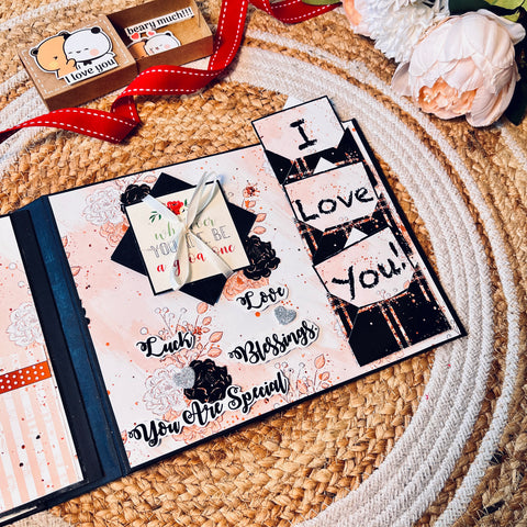 Valentine's Day | Birthday | Anniversary Special Elegant Sleek Scrapbook