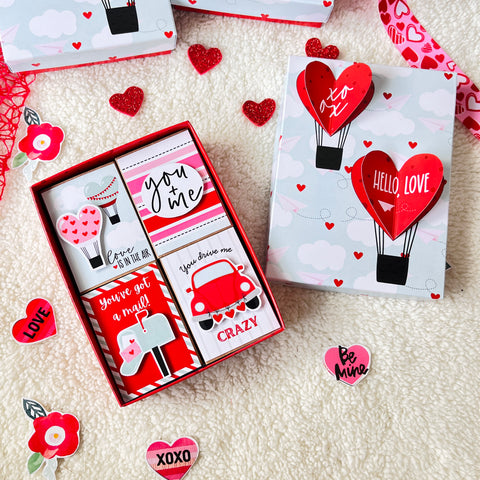 Hello Love Matchbox Cards With Cute Quotes