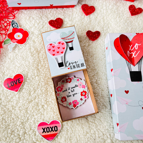 Hello Love Matchbox Cards With Cute Quotes