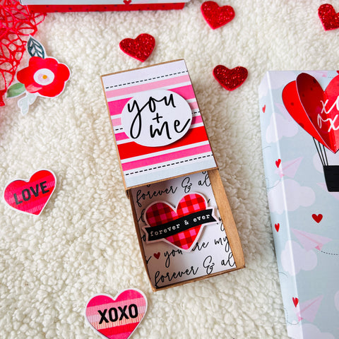Hello Love Matchbox Cards With Cute Quotes