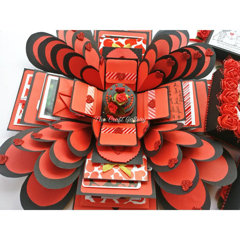 5 Layer Explosion Box | Red & Black – The Craft Gallery