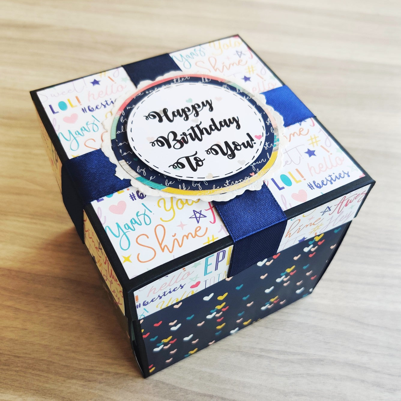 Premium Infinity Box | Deep Blue – The Craft Gallery