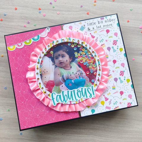 Baby Girl Frill It Album | Shaker Custom Box