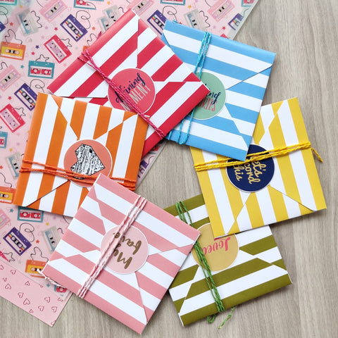 Friendship Letters & Decorated Envelopes | Set of 6