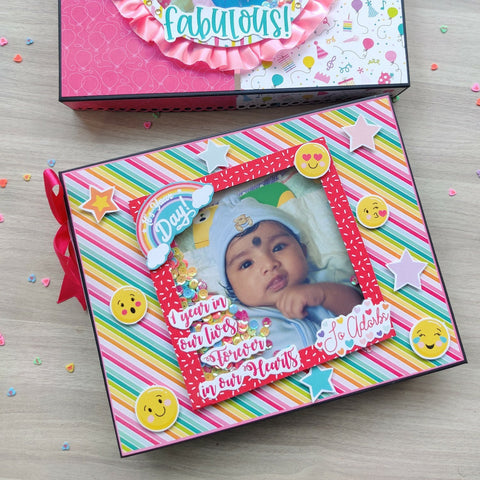 Baby Girl Frill It Album | Shaker Custom Box