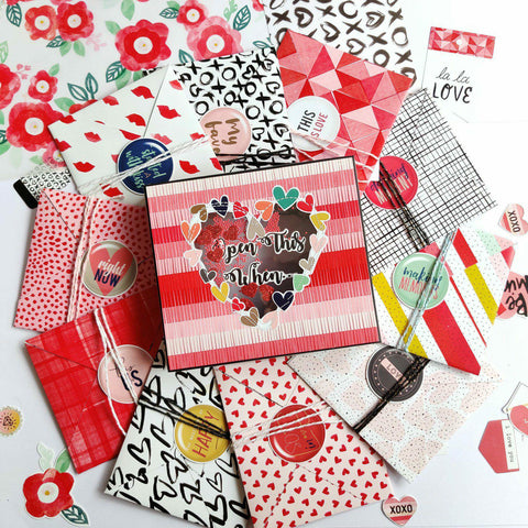 Open When Letters | Red Heart Shaker Box | Set of 10