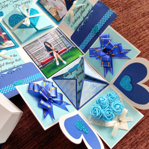 Infinity Box-1 | Blue & White