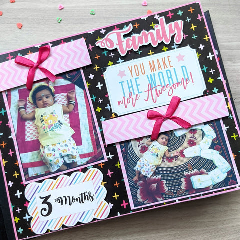 Baby Girl Frill It Album | Shaker Custom Box