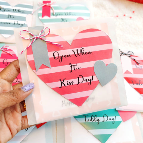 Open When Letters | Colourful Vellum Envelopes with Gift Box