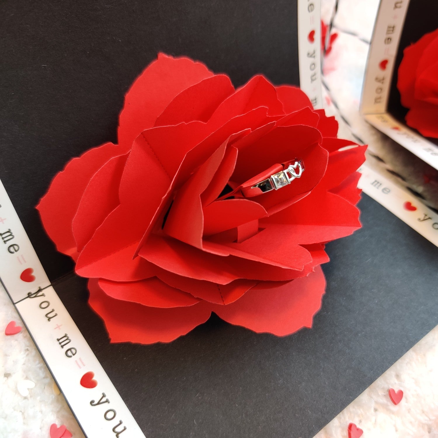 Buy Red Rose Ring Jewellery Box without Ring (Red) Online at Low Prices in  India - Paytmmall.com