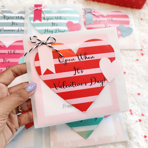 Open When Letters | Colourful Vellum Envelopes with Gift Box