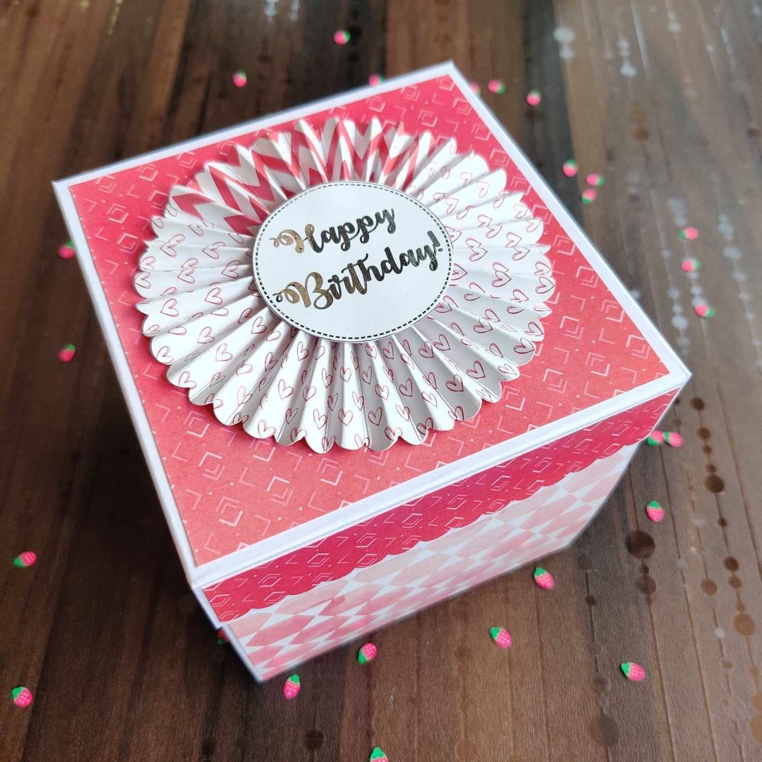Two Layer Mystery Explosion Box | Blush Pink – The Craft Gallery