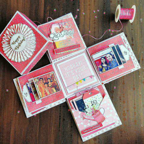 Two Layer Mystery Explosion Box | Blush Pink – The Craft Gallery