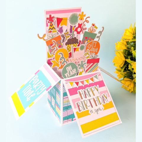 Pop Up Box Birthday Card