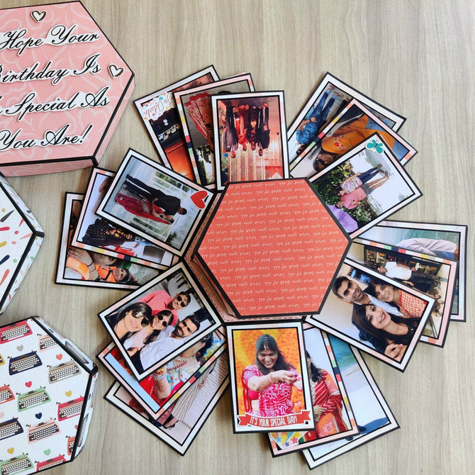 Hexagonal Explosion Boxes – The Craft Gallery