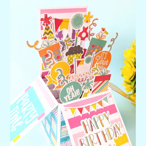 Pop Up Box Birthday Card