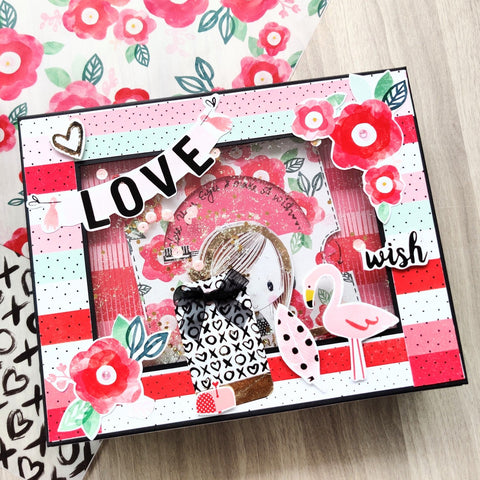 Rotating Wheel Love Dose Scrapbook