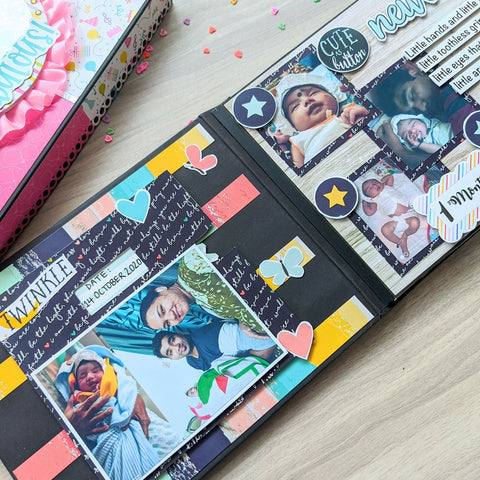 Baby Girl Frill It Album | Shaker Custom Box