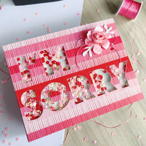 I' M SORRY Scrapbook with Sleek Box