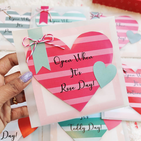 Open When Letters | Colourful Vellum Envelopes with Gift Box