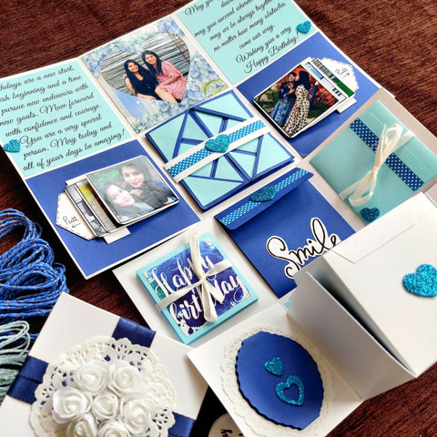 Infinity Box-1 | Blue & White